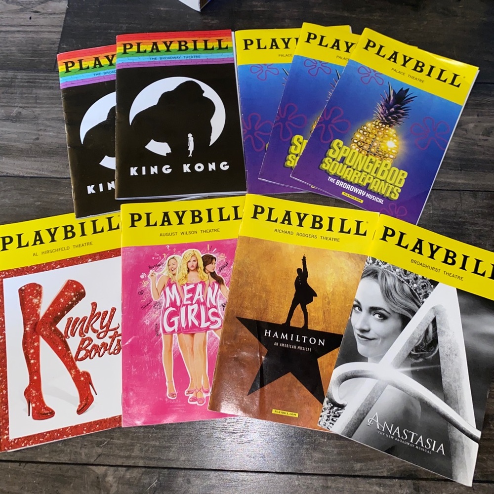 broadway playbills!! READ DESCRIPTION